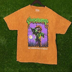 Goosebumps, Scarecrow Movie Graphic Tie-dye T-shirt, size XL